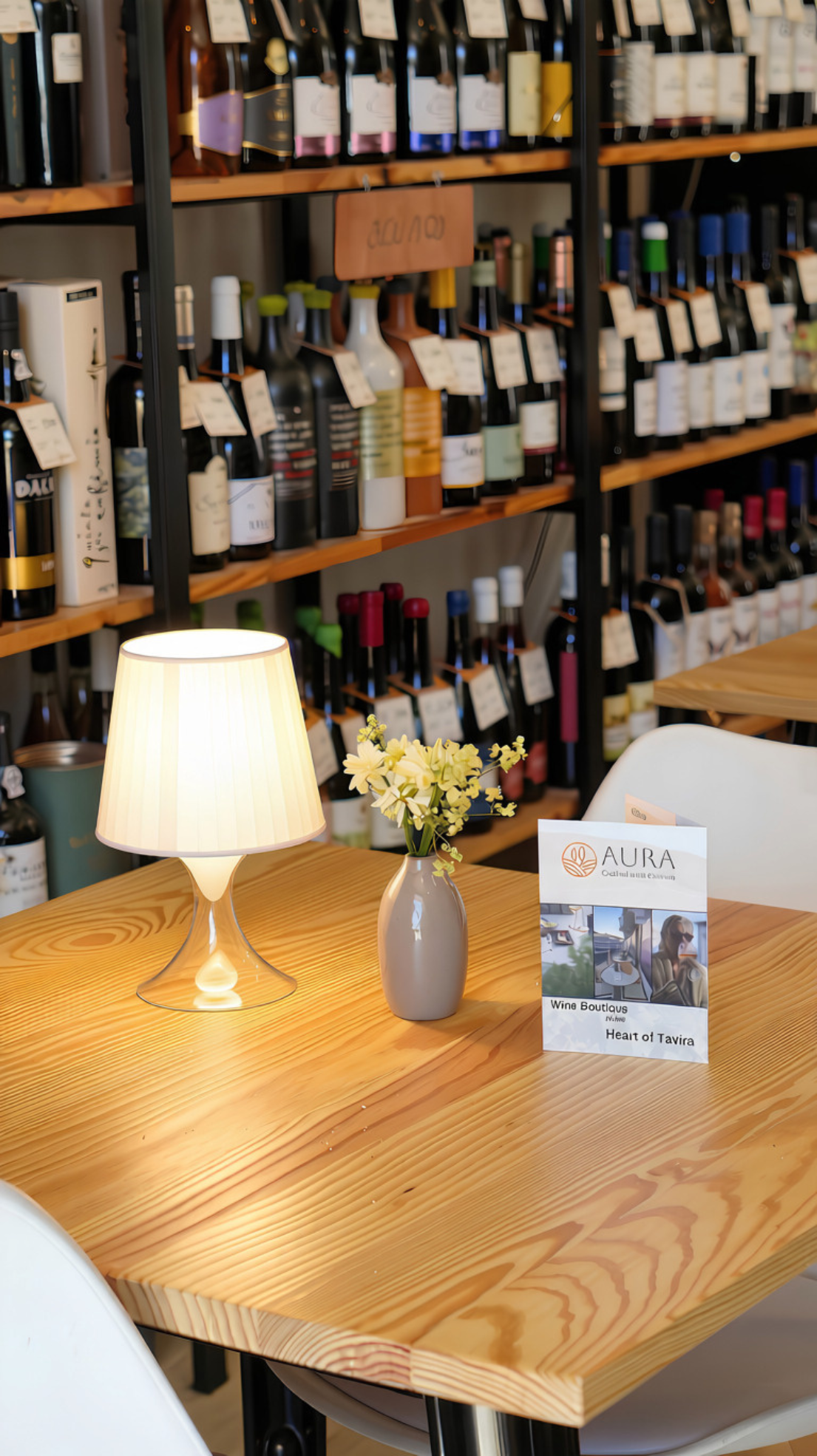 Aura Tavira interior table